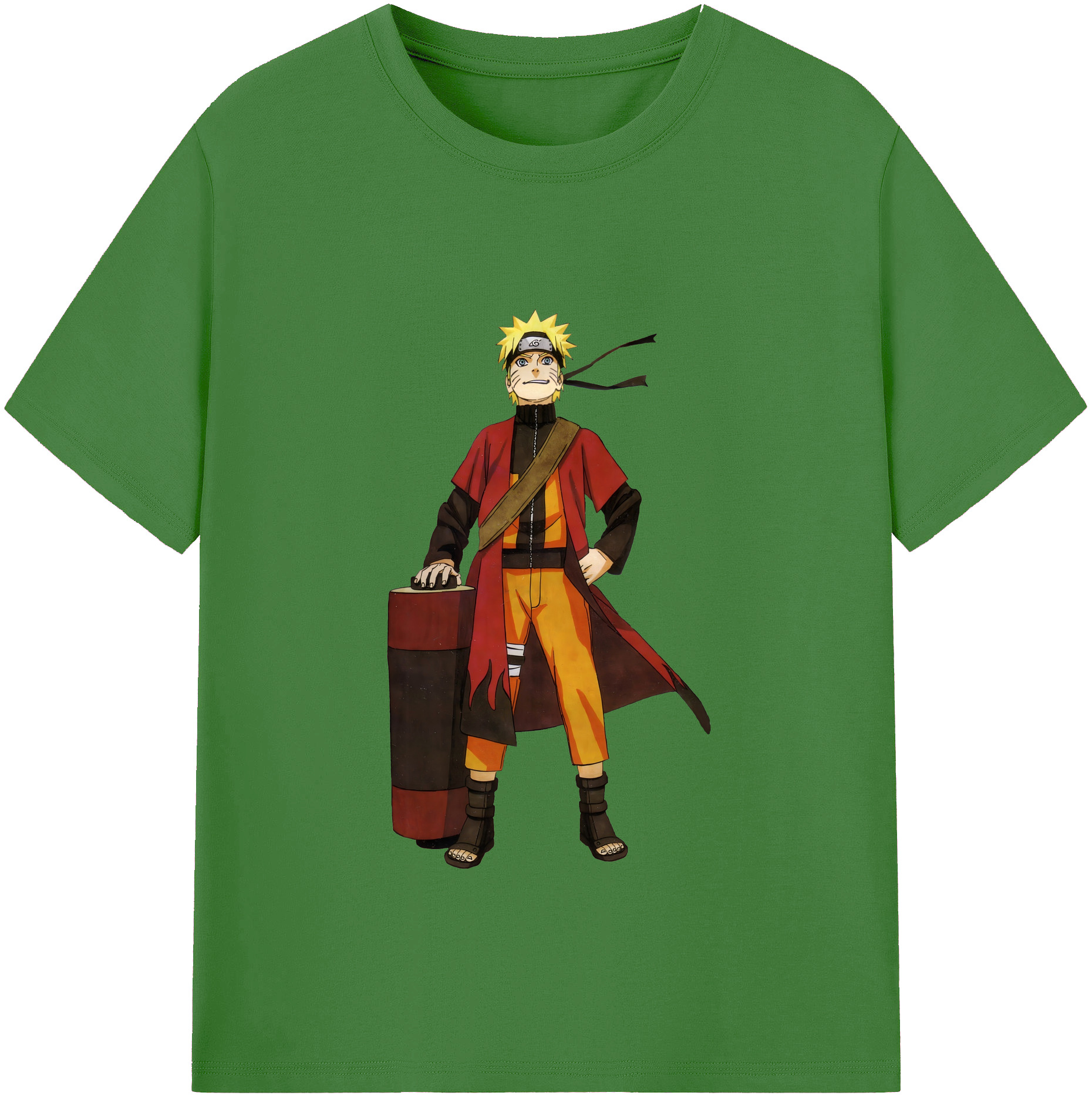 （画像用） NARUTO -ナルト- うずまき ナルト Uzumaki Naruto レディースカジュアルプリントTシャツ（綿100％）